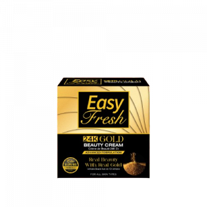 La Crème Easzy fresh 24K Gold Crème de Beauté aide à stimuler la production de collagène pour une peau ferme, plus lisse pour un éclat radieux et lumineux.